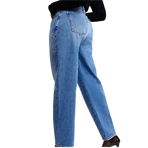 GOOD AMERICAN Good 90s Loose Jeans Indigo054 - Picture 3 of 11